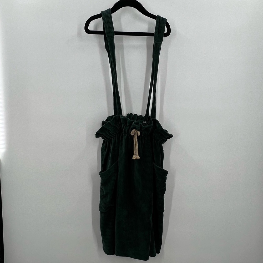 Zara Corduroy Overalls Forest Green Size 13-14